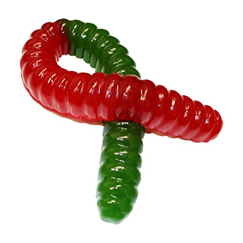 The Original World's Largest Gummy Worm - (Cherry/Green Apple) - Cherry/Green Apple