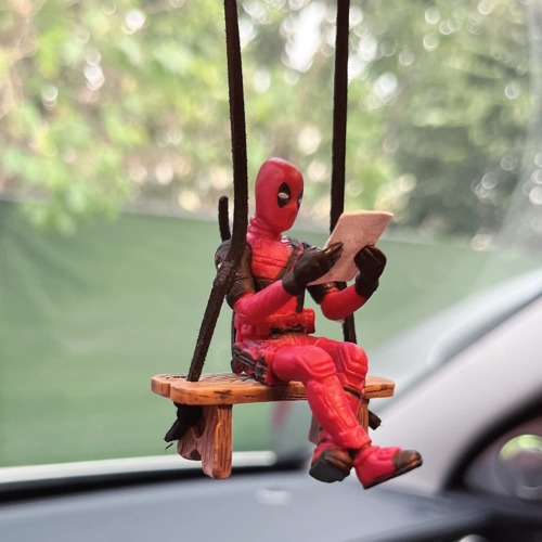 Car Swinging Ornament Rear View Mirror Accessories Hanging Cute Anime Rearview Pendant Decoration Interior for Gardening Man Woman Charms Aesthetic Decor Decorations Halloween
