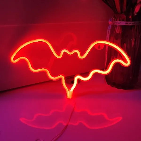 Bat Neon Sign