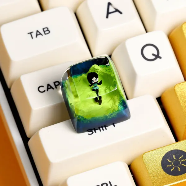 Viper Valorant Keycaps, Custom Valorant ESC Resin Keycap, Valorant Spacebar Resin Handmade Keycap, valorant viper, valorant keycaps