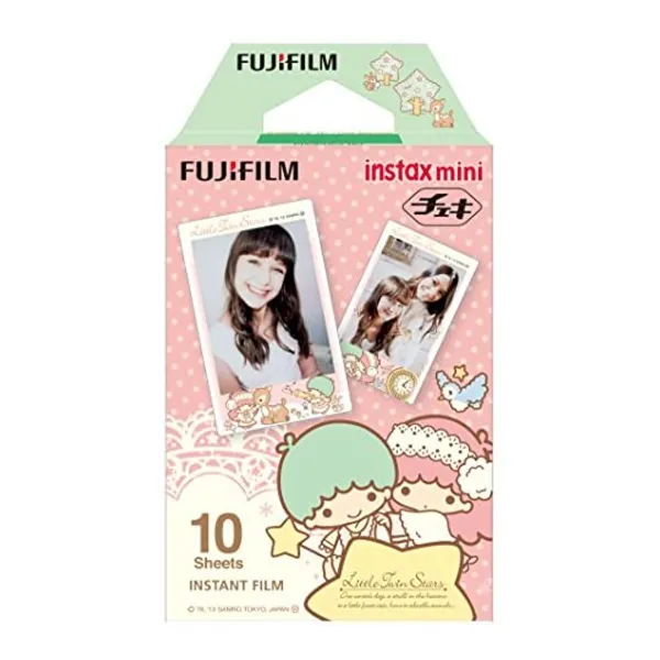 
                            1 X Fuji Instax Mini Films Usable with Polaroid Mio & 300 - Lomo Diana Instant Back - Little Twin Stars -
                        