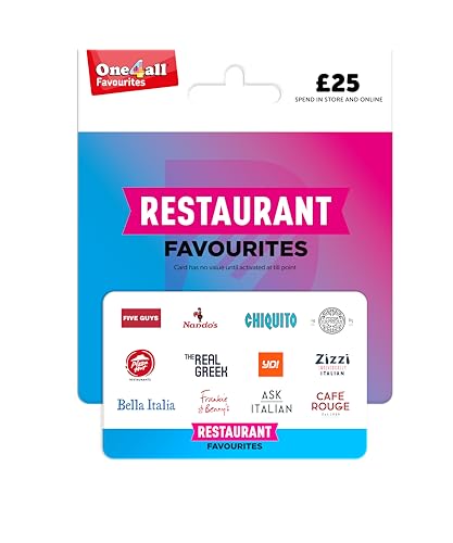 One4all Restaurant Favourites - UK Redemption - Delivered by post - 25 - One4all