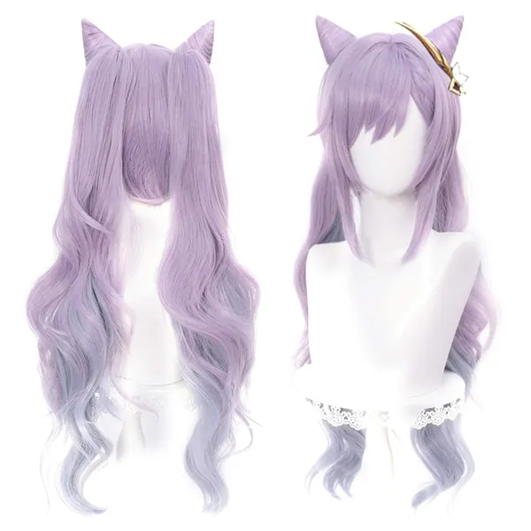 Keqing Cosplay Wig Purple Cosplay Wig