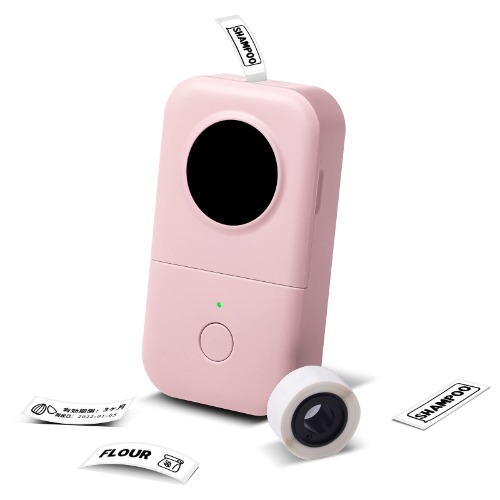 Phomemo D30 Label Printer-Bluetooth Small Label Maker with Tape, for Phone/Pad(Pink)