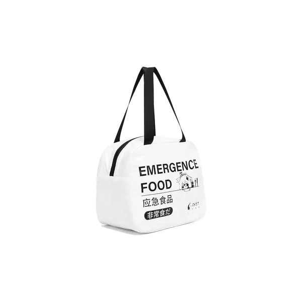 Eastana Genshin Impact Insulated Lunch Bag - Reusable Waterproof Lunch Box With Pocket, Tote Lunch Bags For Men And Women (White)