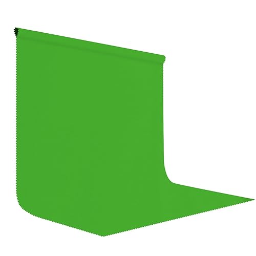 LYLYCTY 10x10FT Green Screen Backdrop Big Solid Color Photography Background for Video, Studio, Photo, Live, Editing Green Backgrounds - 10X10ft - Green