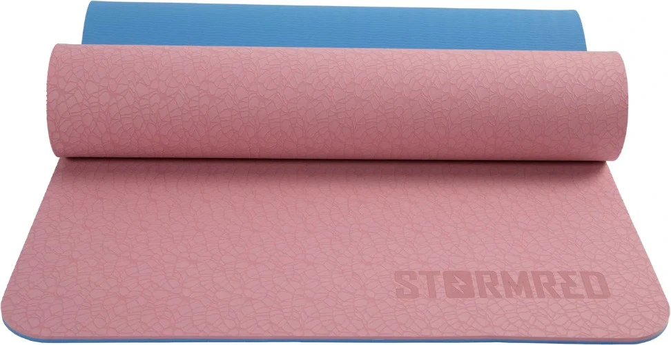 Stormred Yoga Mat 8, Pink/Grey