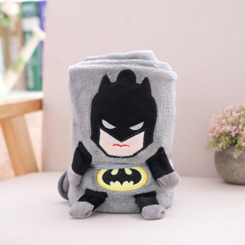 Cozy Plush Animal Infant Travel Blanket - White