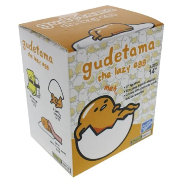 Gudetama Lazy Egg Figurine, Blind Box