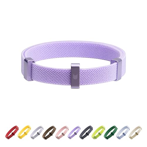 BuddyArmor Safety Cat Collar - U.S. IDA Gold Awarding Design, Stretch Elastic Quick Release, Non Breakaway - Light Weight for Kitten, Neck Fit 5.9'-11.8' for All Small Large Cat,S(Monet Purple) - S (5.9-11.8 inch) - Monet Purple