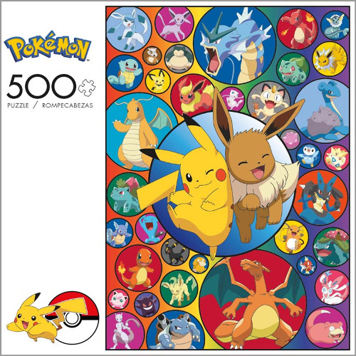 Pokémon Pikachu & Eevee Series 3 500 Piece Jigsaw Puzzle