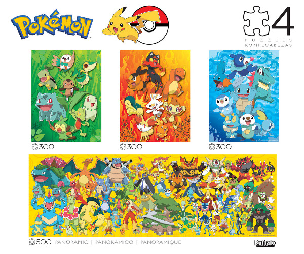 Pokémon 4-in-1 Jigsaw Puzzle Multipack