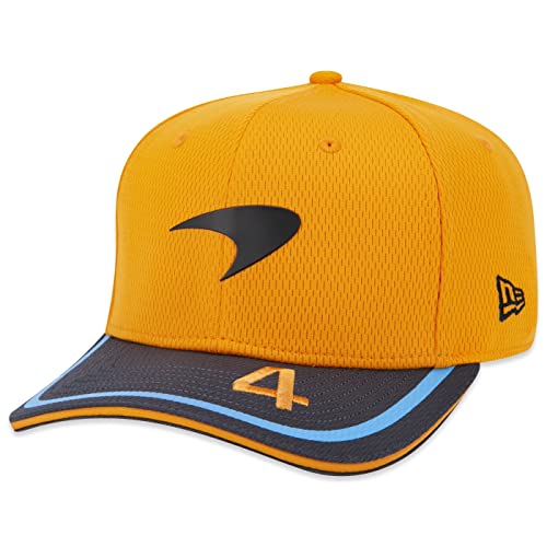 New Era McLaren F1 9Fifty PC LN Driver Snapback Cap - M-L - papaya and blue