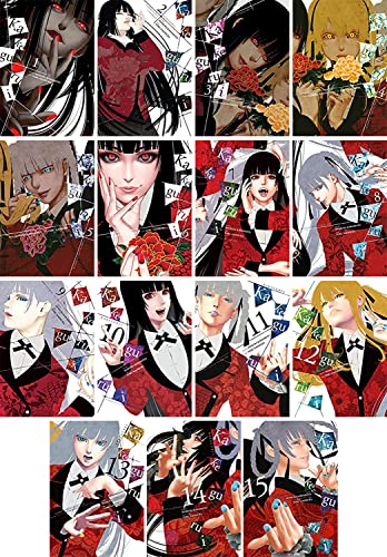 Kakegurui - Compulsive Gambler - Manga Set Vol. 1-15 by Homura Kawamoto