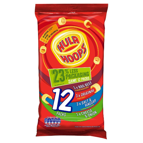 Hula Hoops Variety Multipack Crisps 12 Pack