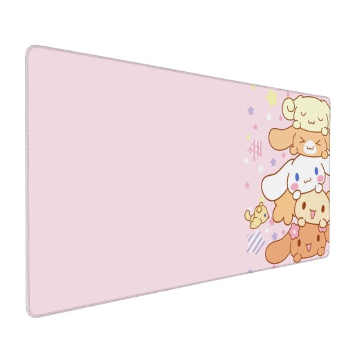 Pink Kawaii Girly Gaming Mouse Pad, Cute Long Extended XXL Desk Mat, Extra Large Mousepad Girl Keyboard Pads for Work Game Office Home, 35.4'' X 15.7'' - 4 One Size