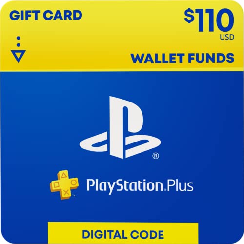 $110 PlayStation Plus – Wallet Funds [Digital Code] - $110 Code