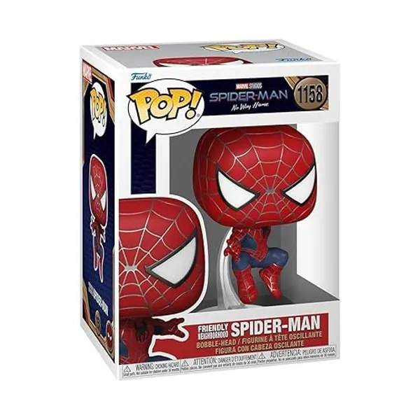 Funko Pop! Marvel: Spider-Man: No Way Home - Friendly Neighborhood Spider-Man - Toy - Spider-Man