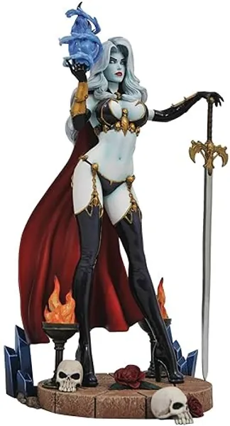 DIAMOND SELECT TOYS Femme Fatales: Lady Death IV PVC Figure,Multicolor,9 inches