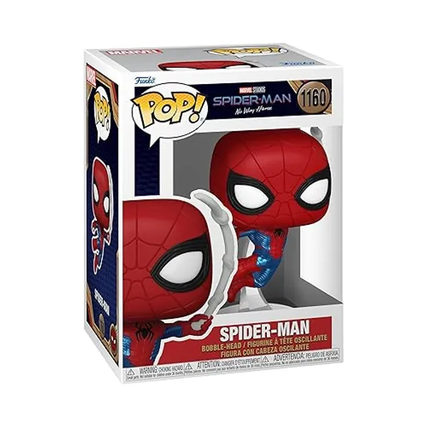 Funko Pop! Marvel: Spider-Man: No Way Home - Spider-Man in Finale Suit - Toy - Spider-Man