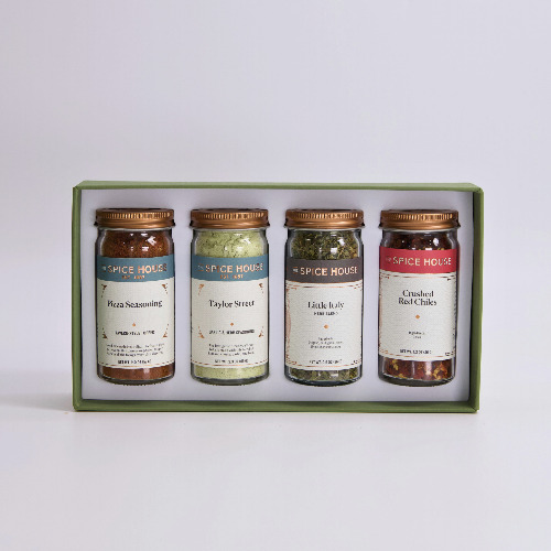 Gift Box, Pizza Spices Collection | 4 Jar Box