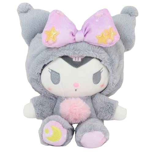 BESTZY Kuromi Plüsch Cartoon Plüschtier Kuromi Plüschpuppe Flauschiges Plüschtier Kindertagsgeschenk Plüschtier Tier Cartoon Spielzeuge 20cm
