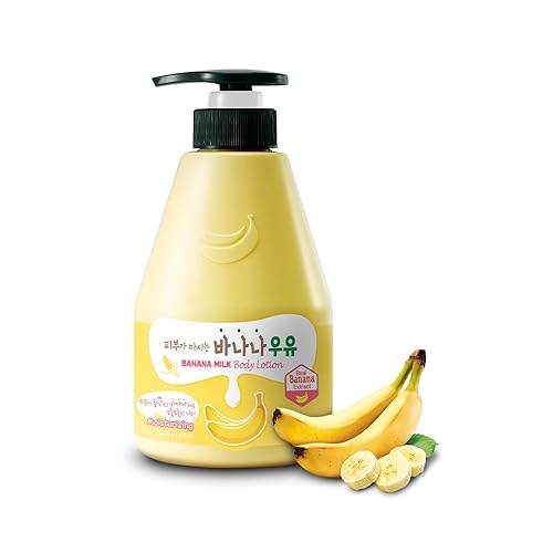 KWAILNARA Banana Milk Body Lotion – Korean Body Lotion with Banana Extract for Soft, Hydrated Skin 560 g / 19.75 Oz. - Banana - 19.75 Fl Oz (Pack of 1)