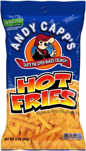 Andy Capp's Hot Fries, 3 Oz, 7 Pack - 