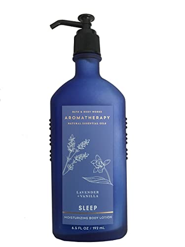 Bath & Body Works Aromatherapy Sleep - Lavender + Vanilla Body Lotion, 6.5 Fl Oz - 6.5 Fl Oz (Pack of 1)