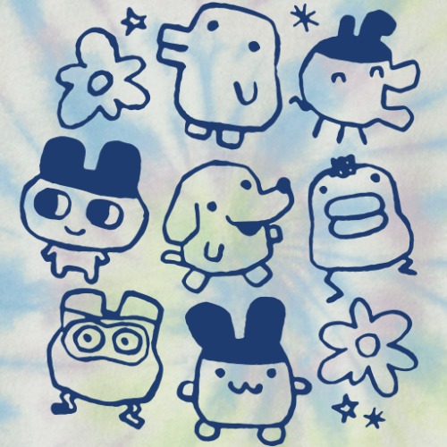 Virtual Pet Pals | Unisex S / Watercolor Spiral