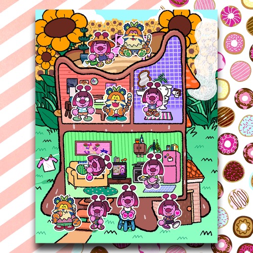 Bug's Little Home Sticker Sheet Set