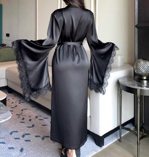 Silk Black Robe
