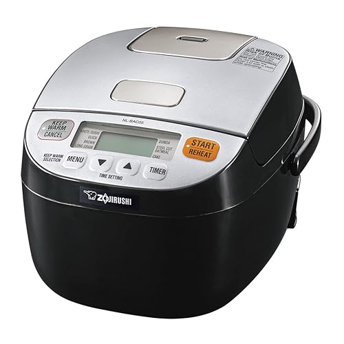 Zojirushi NL-BAC05SB Micom Rice Cooker & Warmer, Silver Black - Rice Cooker