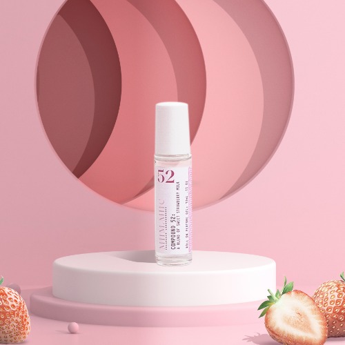 No 52: Sweet Strawberry Milk Roll-On Perfume | Default Title