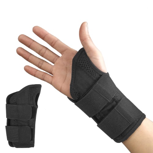 Wrist Brace for Carpal Tunnel Relief Night Support , Hand Brace with 2 Stays for Women Men , Adjustable Wrist Support Splint for Right Left Hands for Tendonitis, Arthritis , Sprains (Large/X-Large (Pack of 1), Right Hand-Black) - Large/X-Large (Pack of 1) Right Hand-Black