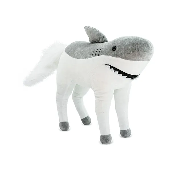 RANDIMALS Horse Shaped Shark Plush Stuffed Toy 15”, Soft & Huggable, Premium Quality Hybrid Animal Friend Encourages Adventure & Imagination - 