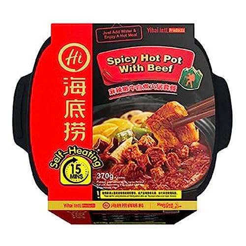 Haidilao Self-Heating Spicy Hot Pot with Beef Flavour 370g