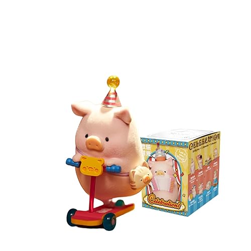 maidimiao Lulu The Piggy Celebration Series 1PC Cute Pig Blind Box Figures Collectible Toys Kawaii Birthday Gifts - Single box - Celebration Series
