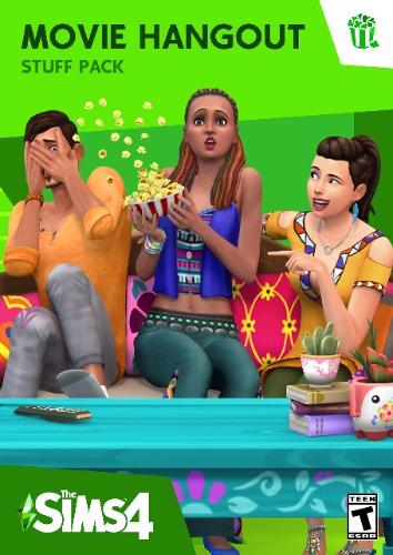 The Sims 4 - Movie Hangout Stuff - Origin PC [Online Game Code] - PC/Mac Online Game Code Movie Hangout Stuff