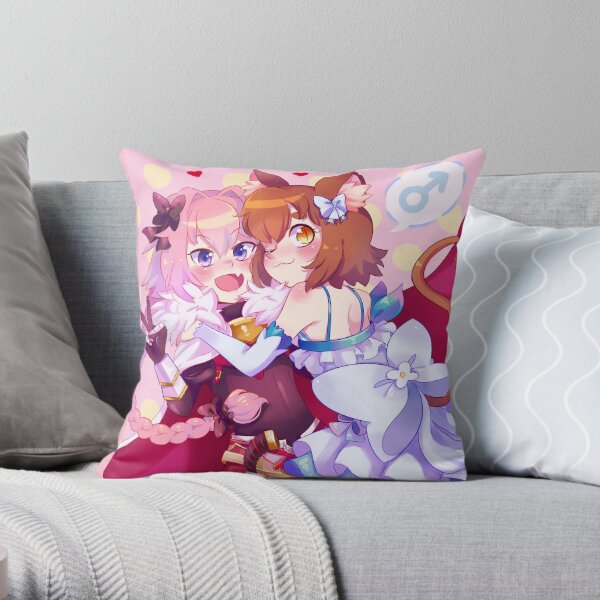Astolfo n' Felix Throw Pillow