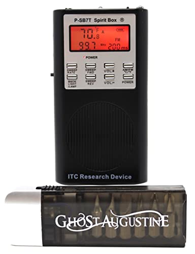 Spirit Box SB7 Rev 7 - Newest 2024 Version + Ghost Augustine Flashlight Screwdriver Kit