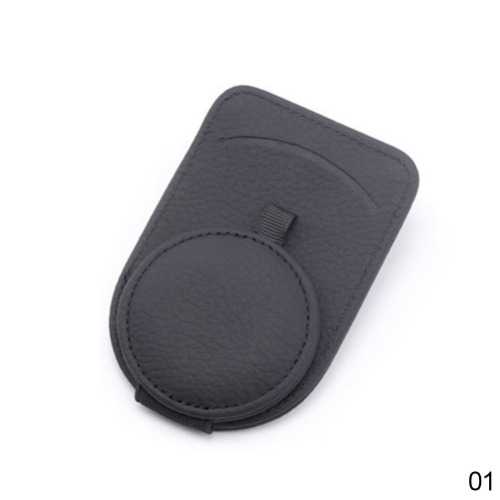 Sunglasses & Ticket Holder for Car - Black