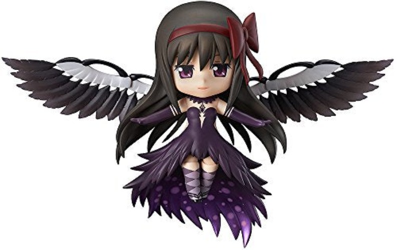 Gekijouban Mahou Shoujo Madoka★Magica: Hangyaku no Monogatari - Akuma Homura - Kyuubey - Nendoroid 456 (Good Smile Company) - Pre Owned