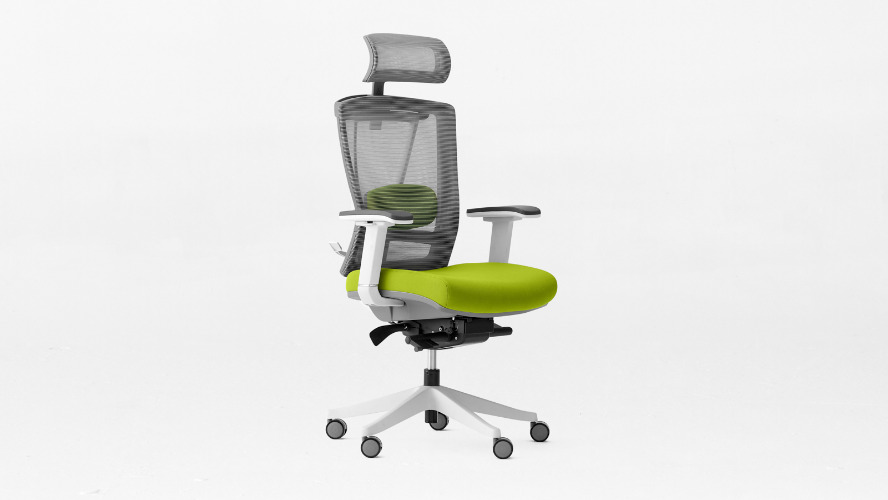 Green Ergonomic Office Chair - Autonomous ErgoChair Pro.