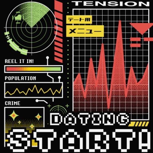 Dating Start! Hoodie | Unisex XL / Black