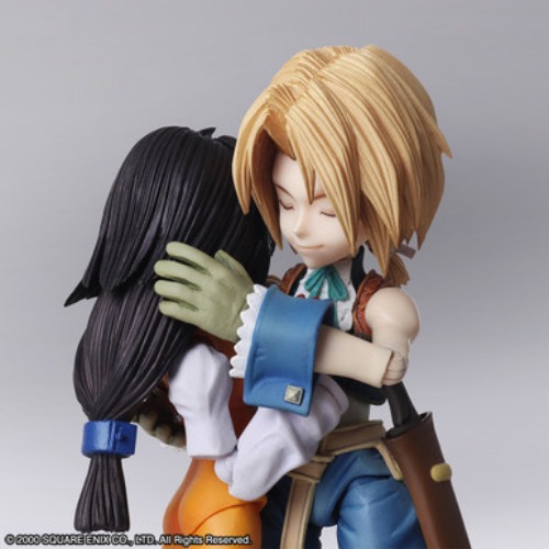 FINAL FANTASY IX BRING ARTS - ZIDANE TRIBAL & GARNET TIL ALEXANDROS 17TH SET