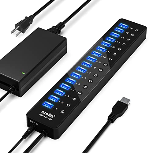 Throne | LorckyTTV | Power USB Hub 3.0, atolla 16 Port USB Splitter ...