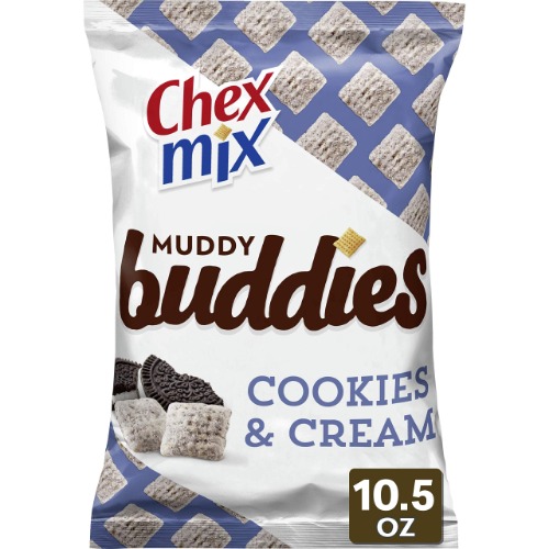 Chex Mix Muddy Buddies, Cookies and Cream Snack Mix, 10.5 oz - 