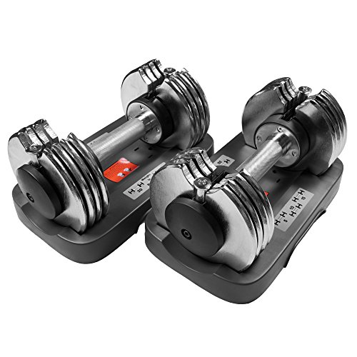 Bayou Fitness 25 LB Adjustable Dumbbell Set