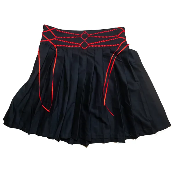 PLEATED MINI SKIRT – KNOTWORK